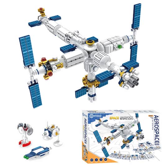 Contixo Aerospace Series Space Station Building Block Set - 573 Pcs - Multi